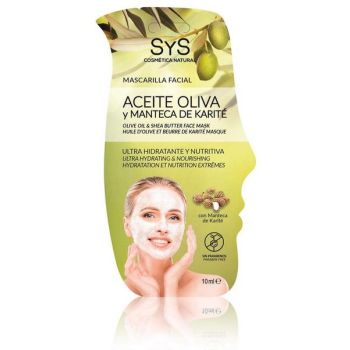 Máscara facial de azeite e karité
