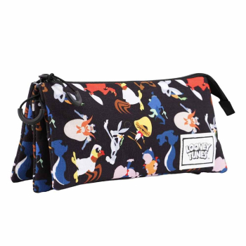 Estojo Triple Looney Tunes