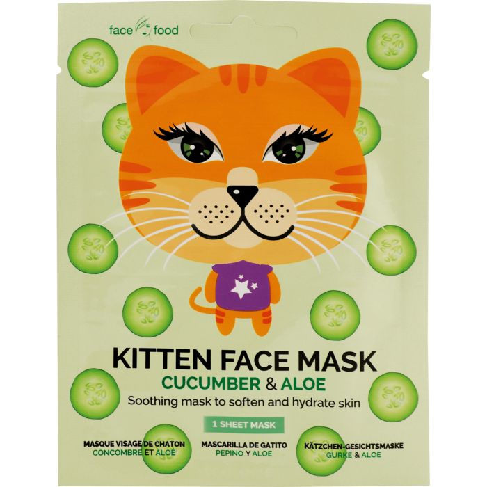 Máscara Facial de Pepino e Aloé