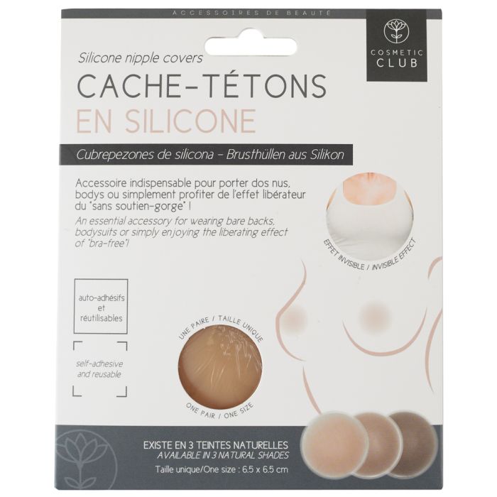 Par de Cobre-Mamilos em Silicone