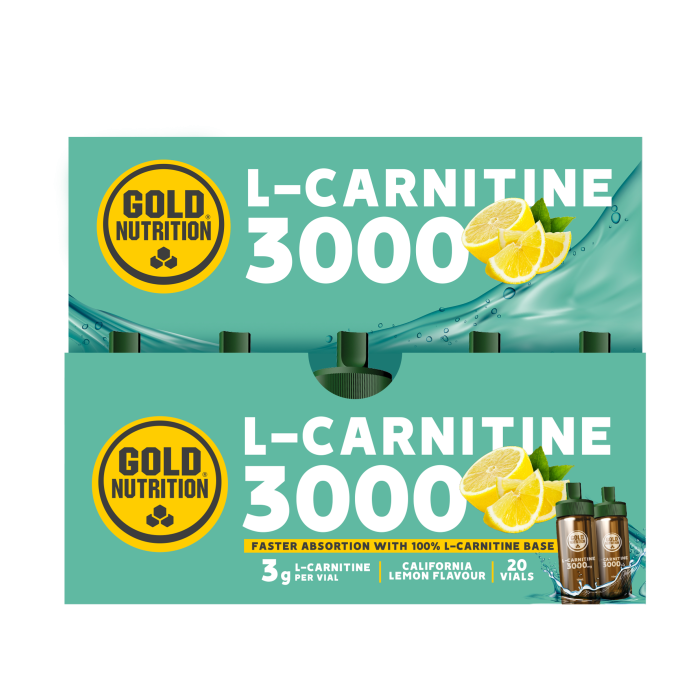 L-Carnitine 3000mg Ampolas Limão