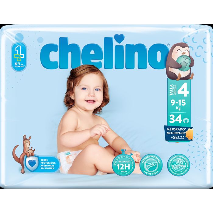 Fralda de Bebê Engatinhando Tamanho 4