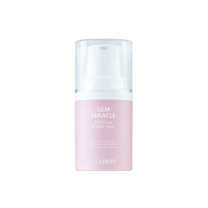 Gem Miracle Pink Pearl Bubble Máscara de Limpeza 50 gr
