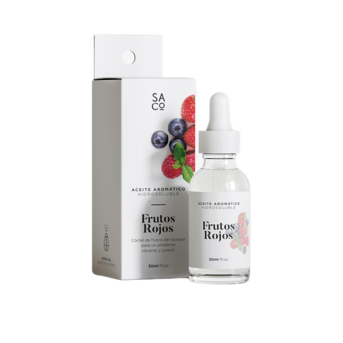 Óleo Aromático Hidrossolúvel Frutos Vermelhos 30 ml