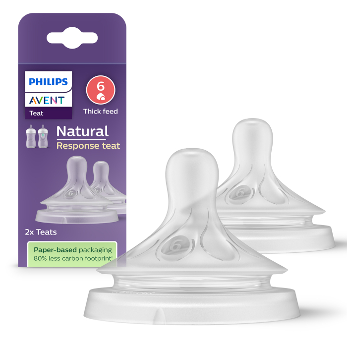 Avent Natural Response Tetina Fluxo Espesso 6M+