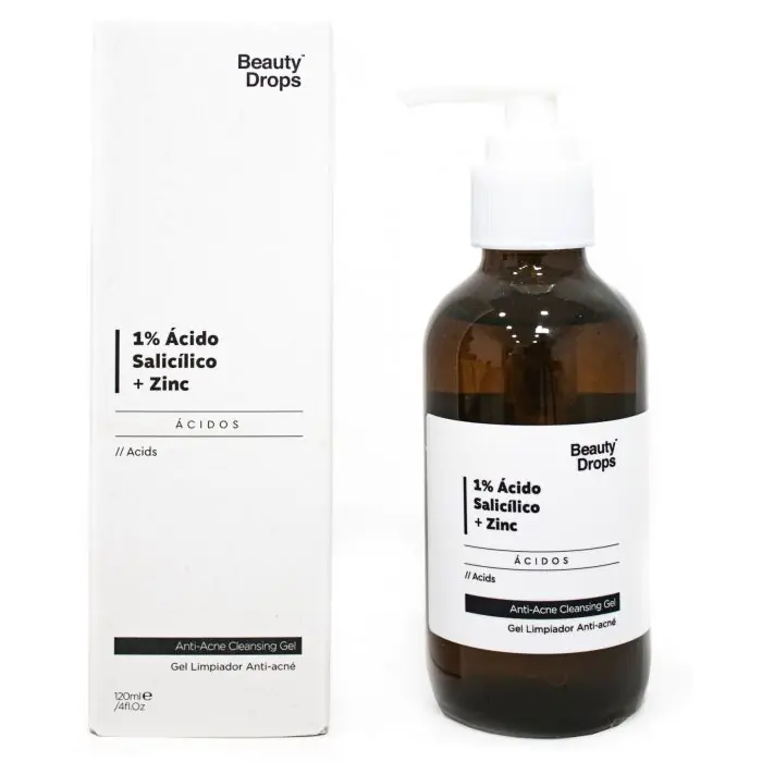 Beauty Drops Gel de Limpeza Anti-Acne 1% Ácido Salicílico + Zinco