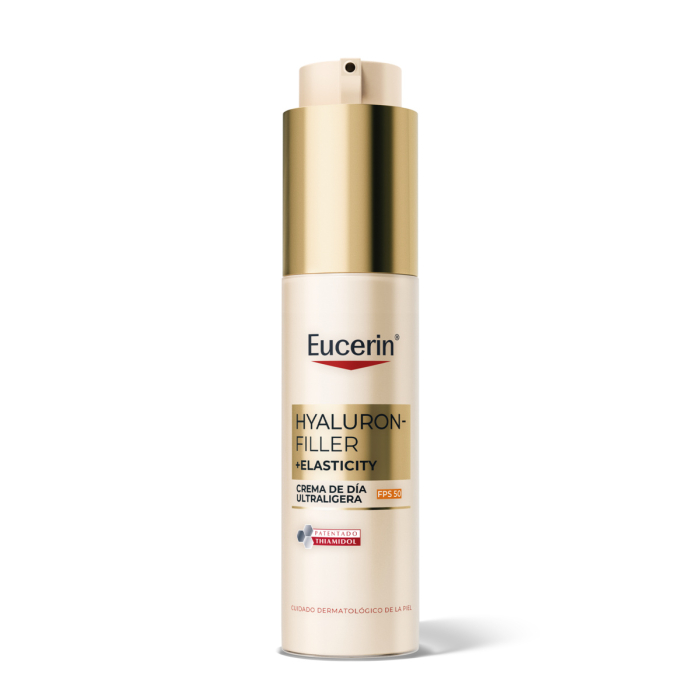 Hyaluron-Filler + Elasticity Crema de Día Ultraligera y Thiamidol SPF50