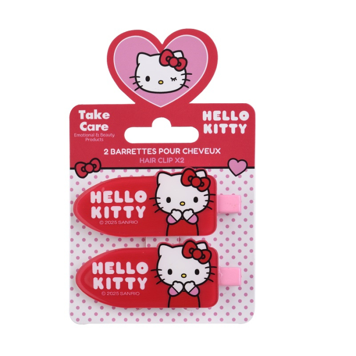 Set 2 Clips Para El Pelo Hello Kitty Set 2 Clips Para El Pelo Hello Kitty