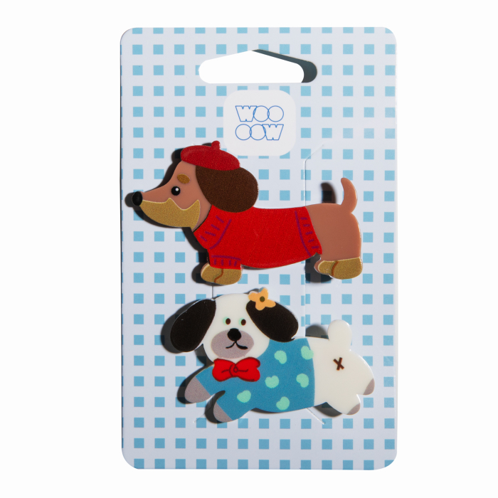 Set 2 Clips Perrito Doggy Fun