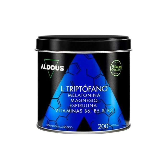 Capsulas L-Triptofano Melatonina, Magnesio, Espirulina Y Vitaminas