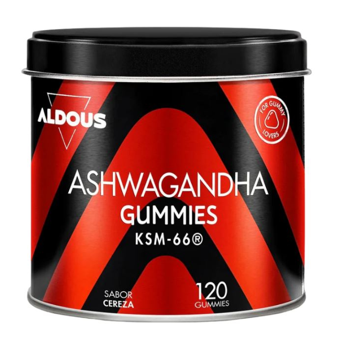 Gominolas Ashwagandha KSM-66 Sabor Cereza