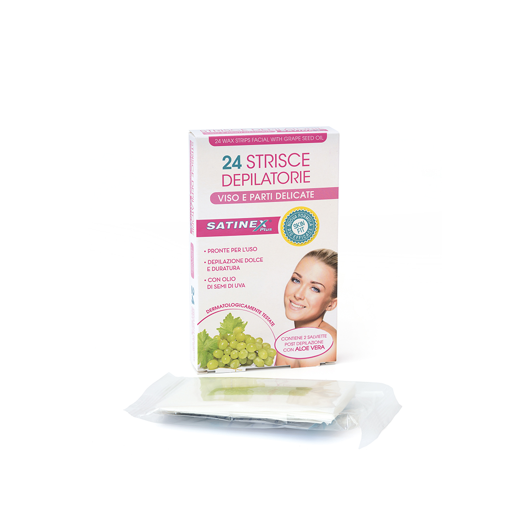 Satinex Plus Facial And Bikini Line Hair Removal Strips